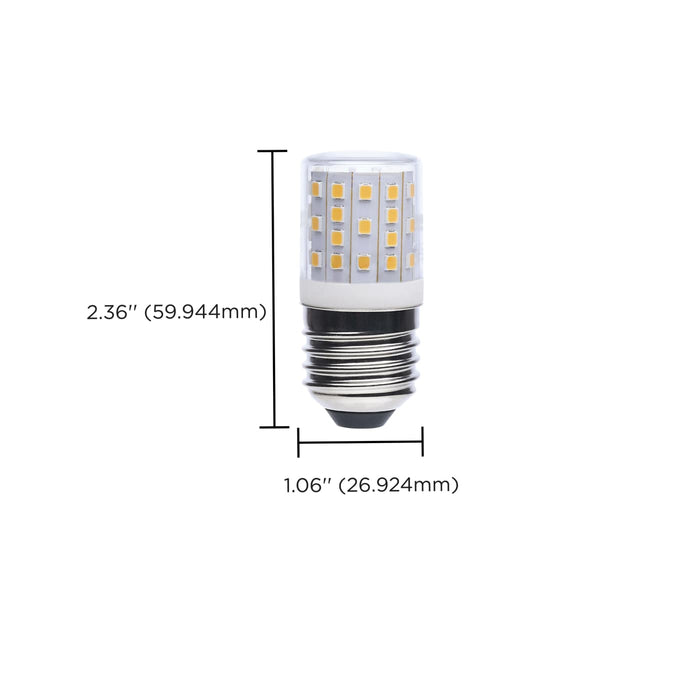 SATCO/NUVO 3.5W LED T14 E27 Base 5000K Clear 120-240V (S11208)