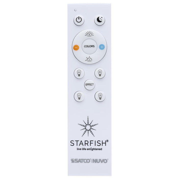 SATCO/NUVO Remote For Starfish Lighting White Finish (S11282)