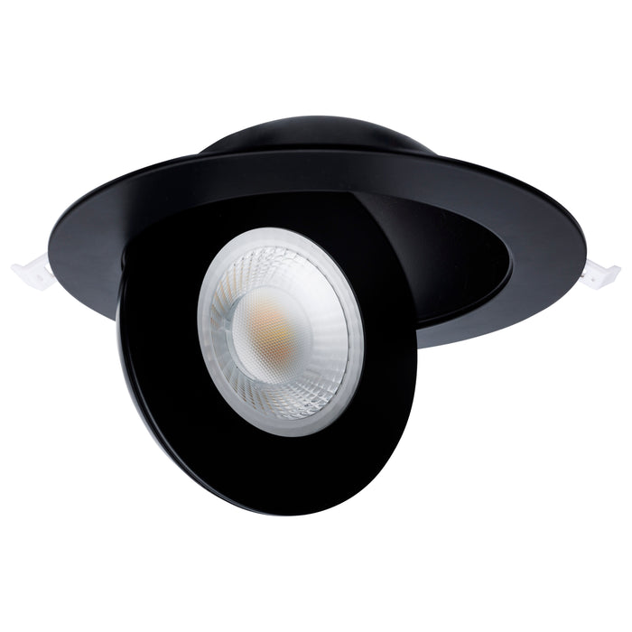 SATCO/NUVO 15W LED Gimbaled Downlight 6 Inch RGB And Tunable White Round Starfish IOT Black Finish 1200Lm 120-277V (S11296)