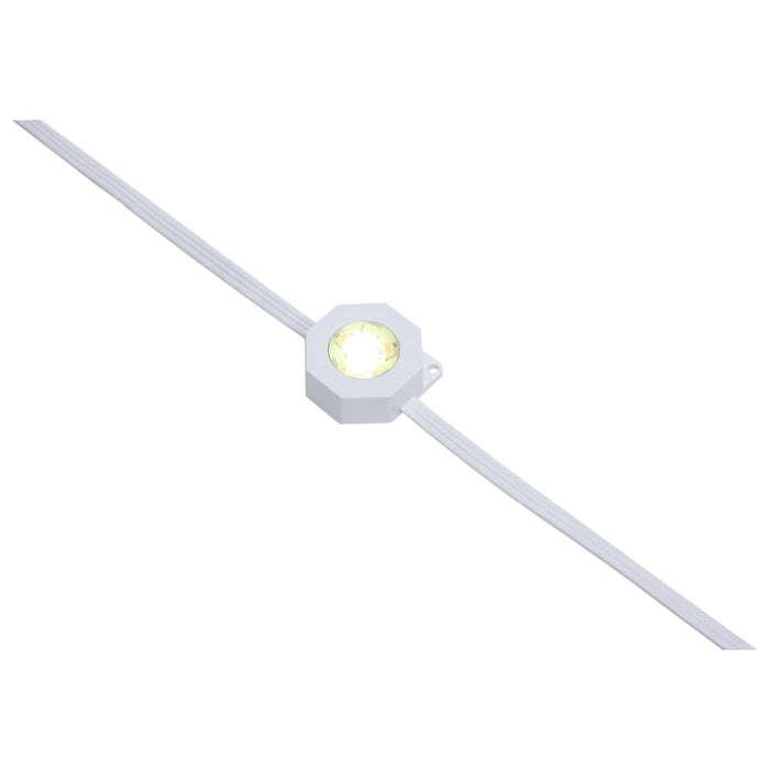 SATCO/NUVO Starfish Smart LED Eave Light Kit 50 Foot 24W 120V RGBTW With Light Strands-Driver-Controller/Receiver-IR Remote-Mounting Accessories (S11297)