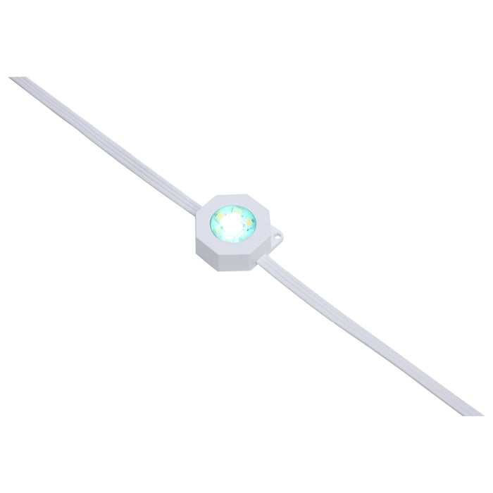 SATCO/NUVO Starfish Smart LED Eave Light Kit 50 Foot 24W 120V RGBTW With Light Strands-Driver-Controller/Receiver-IR Remote-Mounting Accessories (S11297)