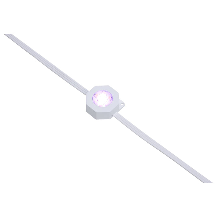 SATCO/NUVO Starfish Smart LED Eave Light Kit 50 Foot 24W 120V RGBTW With Light Strands-Driver-Controller/Receiver-IR Remote-Mounting Accessories (S11297)