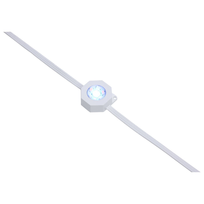 SATCO/NUVO Starfish Smart LED Eave Light Kit 100 Foot 48W 120V RGBTW With Light Strands-Driver-Controller/Receiver-IR Remote-Mounting Accessories (S11298)