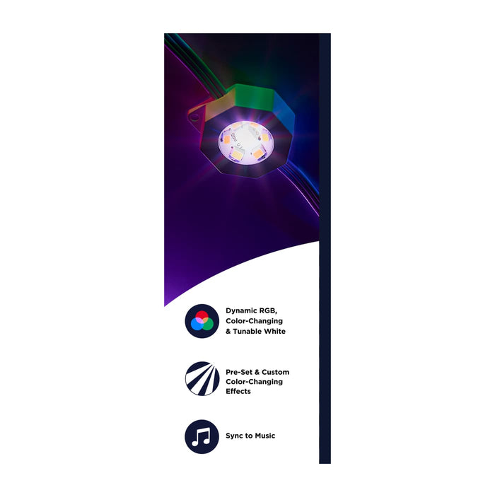 SATCO/NUVO Starfish 25 Foot 18-Lamp LED Eave Light Extension (S11299)