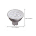 SATCO/NUVO 6.5W MR16 LED 2700K GU5.3 Base 25 Degree Beam Spread 12V (S11334)