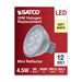 SATCO/NUVO 4.5W MR16 LED Silver Finish 3000K GU5.3 Base 360Lm 12V (S11389)