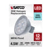 SATCO/NUVO 4.5W MR16 LED Silver Finish 4000K GU5.3 Base 360Lm 12V (S11394)