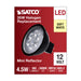 SATCO/NUVO 4.5W MR16 LED Black Finish 3000K GU5.3 Base 360Lm 12V (S11396)