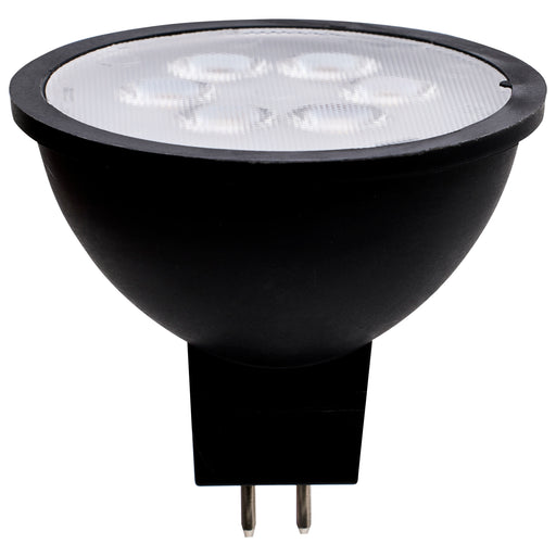 SATCO/NUVO 4.5W MR16 LED Black Finish 5000K GU5.3 Base 360Lm 12V (S11397)