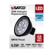 SATCO/NUVO 4.5W MR16 LED Black Finish 5000K GU5.3 Base 360Lm 12V (S11397)