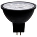 SATCO/NUVO 6.5W MR16 LED Black Finish 5000K GU5.3 Base 500Lm 12V (S11399)