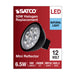 SATCO/NUVO 6.5W MR16 LED Black Finish 5000K GU5.3 Base 500Lm 12V (S11399)
