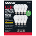 SATCO/NUVO 9W A19 LED 2700K 750Lm Non-Dimmable E26 Base 80 CRI 8-Pack (S11460)