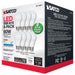 SATCO/NUVO 9W A19 LED 5000K 750Lm Non-Dimmable E26 Base 80 CRI 8-Pack (S11461)