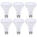 SATCO/NUVO 8.5W BR30 LED 5000K 80 CRI Medium Base 120V Dimmable 6-Pack (S11473)