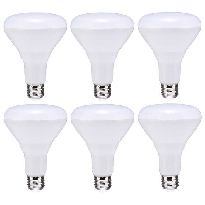 SATCO/NUVO 8.5W BR30 LED 2700K 90 CRI Medium Base 120V Dimmable 6-Pack (S11474)