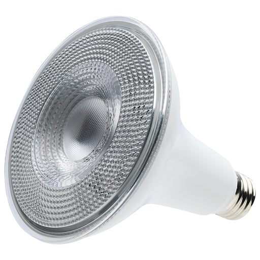 SATCO/NUVO 14W LED Dusk To Dawn LED PAR38 Lamp 3000K 1250Lm 120V 40 Degree Beam Angle E26 Base Non-Dimmable White (S11475)