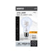 SATCO/NUVO 6W LED Flex Gray Coil Filament A19 2700K 500Lm 120V Dimmable Medium E26 Base Clear (S11521)