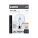SATCO/NUVO 6W LED Flex Gray Coil Filament G25 2700K 500Lm 120V Dimmable Medium E26 Base Clear (S11522)