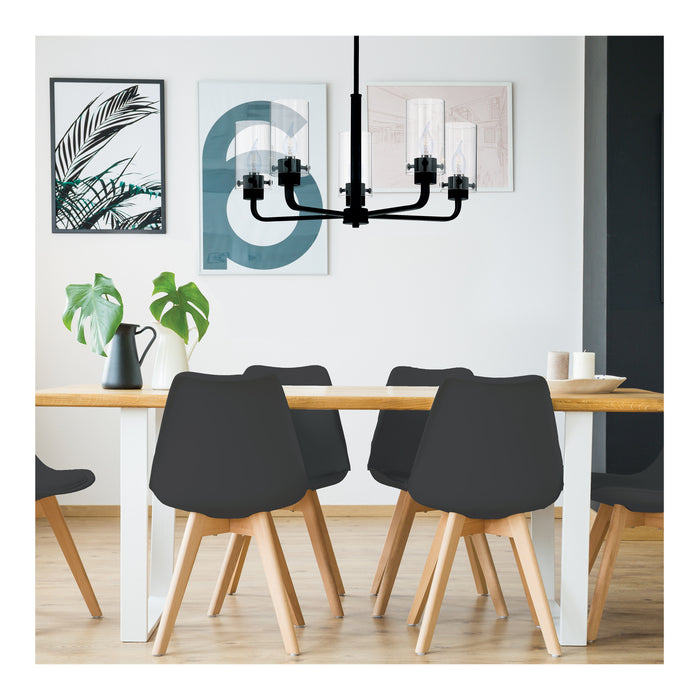 SATCO/NUVO 4W LED Flex Gray Coil Filament CA11 2700K 350Lm 120V Dimmable Candelabra E12 Base Clear (S11526)