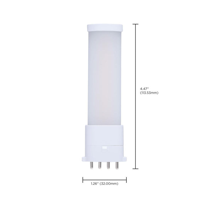 SATCO/NUVO 3.5W LED CFL Replacement Lamp 2G7 Base CCT Selectable 2700K/3000K/3500K/4000K 120-277V Non-Dimmable (S11555)