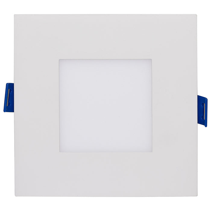 SATCO/NUVO 9W LED Direct Wire Low Profile Downlight 4 Inch Square Starfish IOT Tunable White And RGB 120V 90 CRI White Finish (S11561)