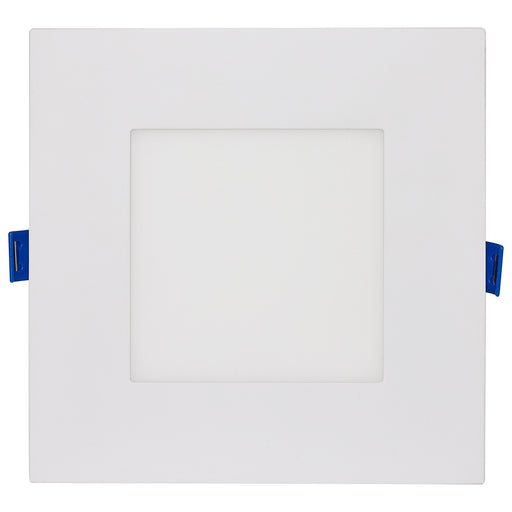 SATCO/NUVO 12W LED Direct Wire Low Profile Downlight 6 Inch Square Starfish IOT Tunable White And RGB 120V 90 CRI White Finish (S11563)