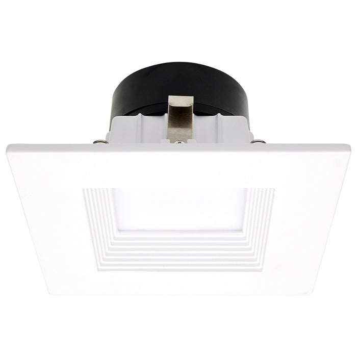 SATCO/NUVO 10.5W LED Retrofit Downlight 4 Inch Square Starfish IOT RGB/Tunable White 120V 90 CRI White Finish (S11569)