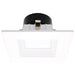 SATCO/NUVO 10.5W LED Retrofit Downlight 4 Inch Square Starfish IOT RGB/Tunable White 120V 90 CRI White Finish (S11569)
