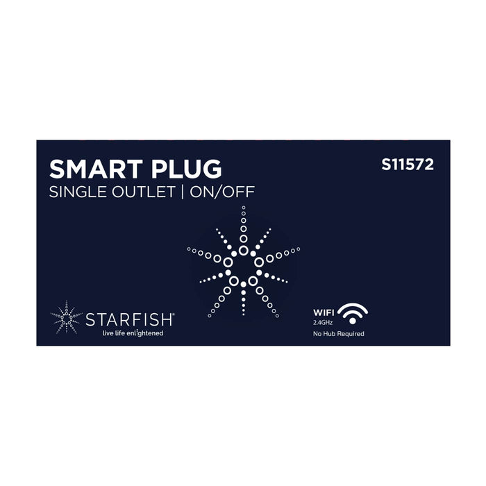 SATCO/NUVO Starfish On/Off Smart Plug 15A White (S11572)