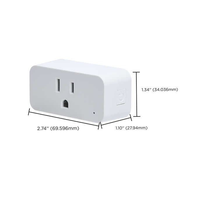 SATCO/NUVO Starfish On/Off Smart Plug 15A White (S11572)