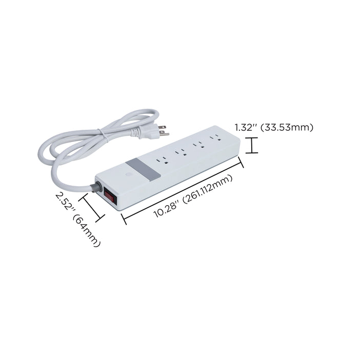 SATCO/NUVO Starfish 4-Outlet Smart Power Strip (S11574)