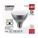 SATCO/NUVO LED CCT Selectable PAR30 Lamp 11W 1000Lm CCT Selectable 2700K/3000K/3500K/4000K/5000K 120V 90 CRI Dimmable (S11583)