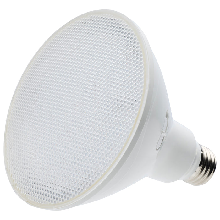 SATCO/NUVO 25W LED PAR38 CCT Selectable 3000K/6000K 3000Lm 80 CRI 40 Degree Beam Angle E26 Base Dimmable White (S11592)