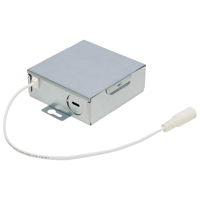 SATCO/NUVO 12W LED Direct Wire Downlight Gimbaled 4 Inch CCT Selectable Square Remote Driver White Finish 850Lm 120V (S11621R1)