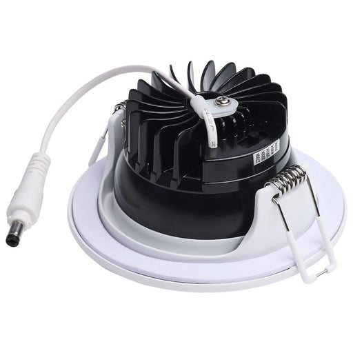 SATCO/NUVO 10W LED Direct Wire Downlight Remote Driver CCT Selectable 2700K/3000K/3500K/4000K/5000K 120V Dimmable Round White (S11630R1)