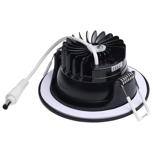 SATCO/NUVO 10W LED Direct Wire Downlight Remote Driver CCT Selectable 2700K/3000K/3500K/4000K/5000K 120V Dimmable Round Black (S11631R1)