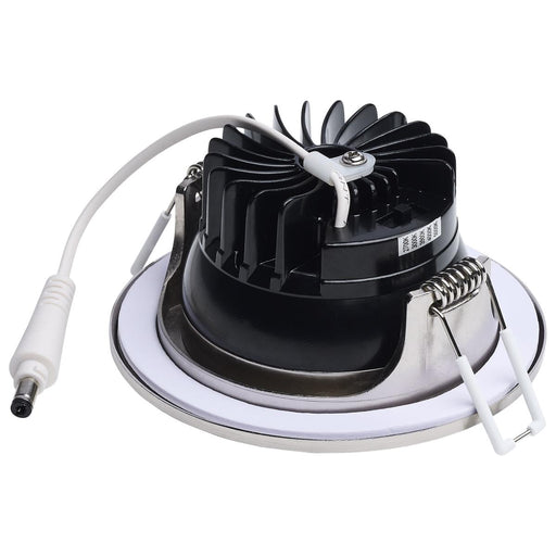 SATCO/NUVO 10W LED Direct Wire Downlight Remote Driver CCT Selectable 2700K/3000K/3500K/4000K/5000K 120V Dimmable Round Brushed Nickel (S11632R1)