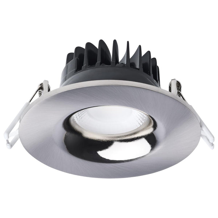 SATCO/NUVO 10W LED Direct Wire Downlight Remote Driver CCT Selectable 2700K/3000K/3500K/4000K/5000K 120V Dimmable Round Brushed Nickel (S11632R1)