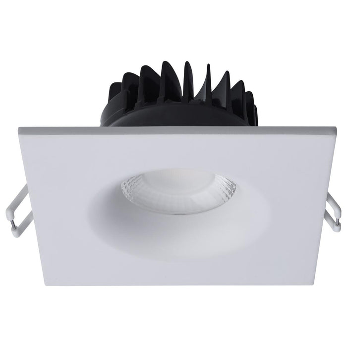 SATCO/NUVO 10W LED Direct Wire Downlight Remote Driver CCT Selectable 2700K/3000K/3500K/4000K/5000K 120V Dimmable Square White (S11633R1)