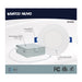SATCO/NUVO Starfish 8W LED Direct Wire Downlight 4-Inch Remote Driver RGBTW Round White Finish (S11636)