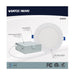 SATCO/NUVO Starfish 11W LED Direct Wire Downlight 6-Inch Remote Driver RGBTW Round White Finish (S11637)