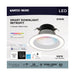 SATCO/NUVO Starfish 8W LED Retrofit Downlight 4 Inch RGBTW Round White Finish (S11638)