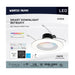 SATCO/NUVO Starfish 11W LED Retrofit Downlight 5-6 Inch RGBTW Round White Finish (S11639)