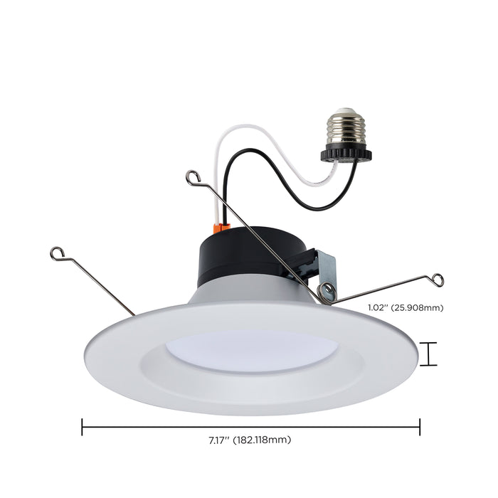 SATCO/NUVO Starfish 11W LED Retrofit Downlight 5-6 Inch RGBTW Round White Finish (S11639)