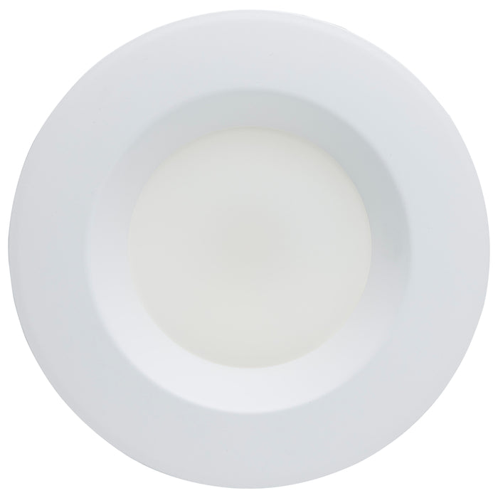 SATCO/NUVO 12.5W LED High Lumen Downlight Retrofit 5-6 Inch CCT Selectable 2700K/3000K/3500K/4000K/5000K 120V Dimmable White Finish (S11646)