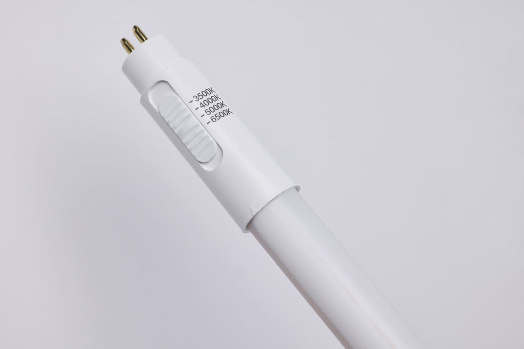 SATCO/NUVO 48 Inch 24W LED T5 G5 Base CCT Selectable 3500K/4000K/5000K/6500K Type B Pet Coated Line Voltage Dimmable 120-347V (S11655R1)