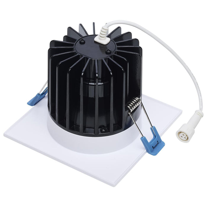 SATCO/NUVO LED Round Architectural Downlight Wattage/CCT Selectable 16W/20W/24W 2700K/3000K/3500K/4000K/5000K 90 CRI 40 Degree Beam White (S11673)