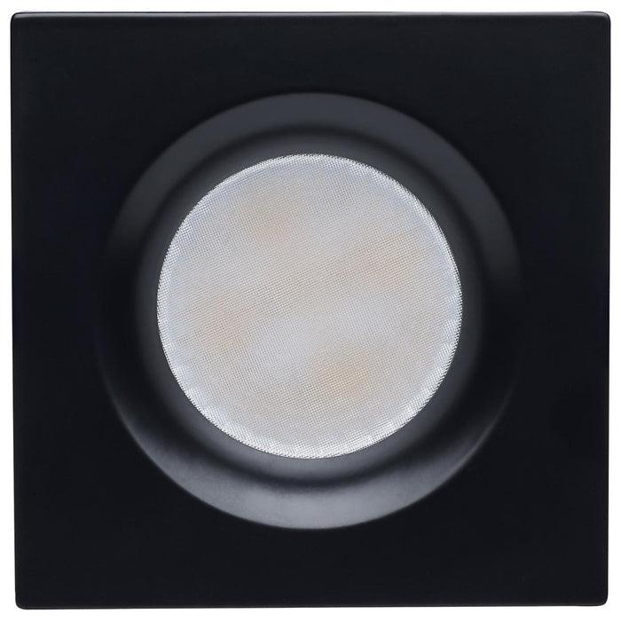 SATCO/NUVO LED Square Architectural Downlight Wattage/CCT Selectable 16W/20W/24W 2700K/3000K/3500K/4000K/5000K 90 CRI 40 Degree Beam Black (S11674)