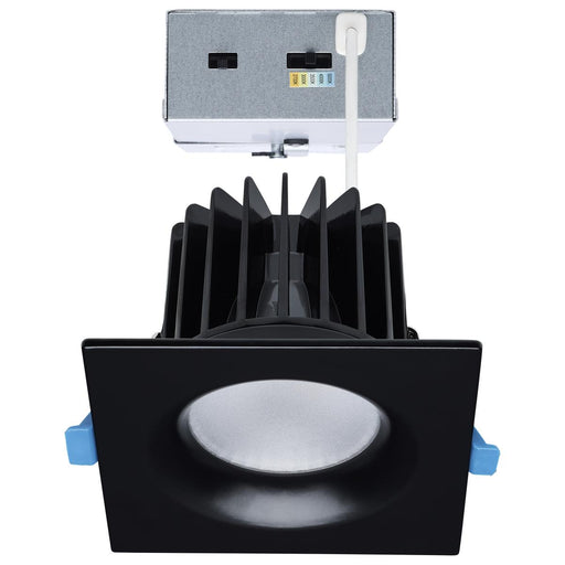 SATCO/NUVO LED Square Architectural Downlight Wattage/CCT Selectable 16W/20W/24W 2700K/3000K/3500K/4000K/5000K 90 CRI 40 Degree Beam Black (S11674)